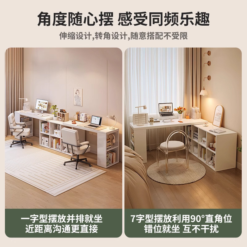 Estrictamente elegido escritorio de doble sala de estar estudio estudio de la mesa de dormitorio梳妆台 de esquina escritorio estante de escritorio una mesa