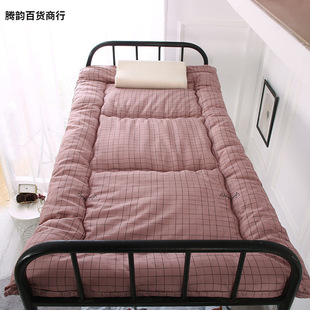 Mattress Dormitory Thickened Quilt Mattress Single Student Dormitory Tusa Rice Mattress Upper and Lower Balls Warm Sleeping Mat Double