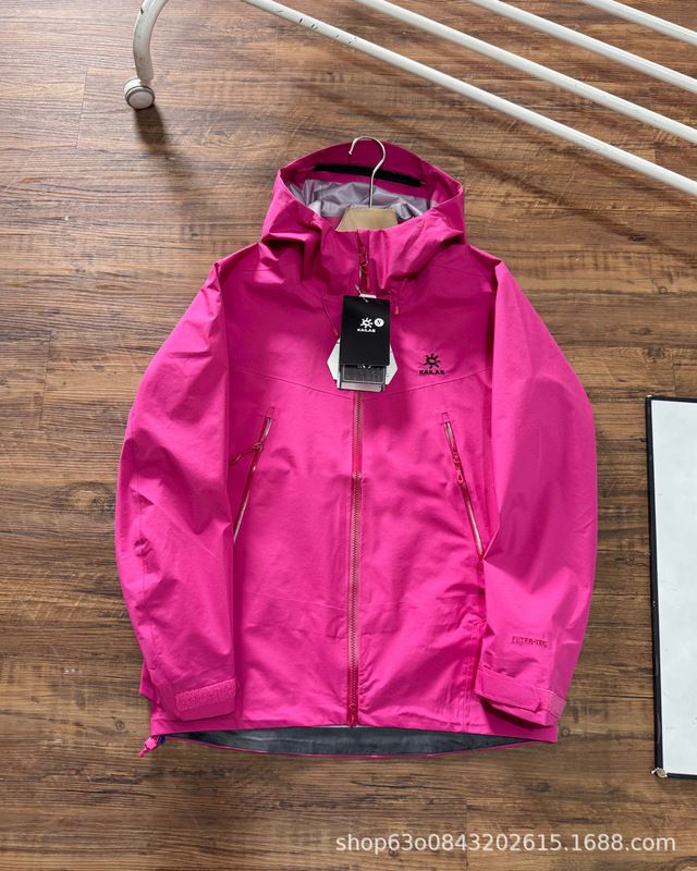 原厂高品质KAI@凯乐博格达户外登山轻量防风防水男女款冲锋衣外套|undefined