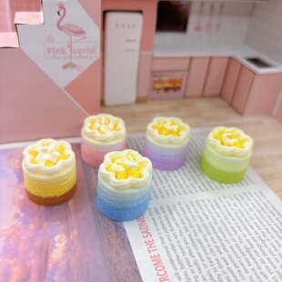 Fixed-made mango cake finished eating accessories mobile phone accessories cream gel hairpin small ornaments wholesale head rope hand