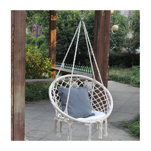 Outdoor Leisure Adult Instagram Style Swing Bed Children's Cotton Fabric Cradle Indoor Hanging Chair Wholesale Hammock Swing