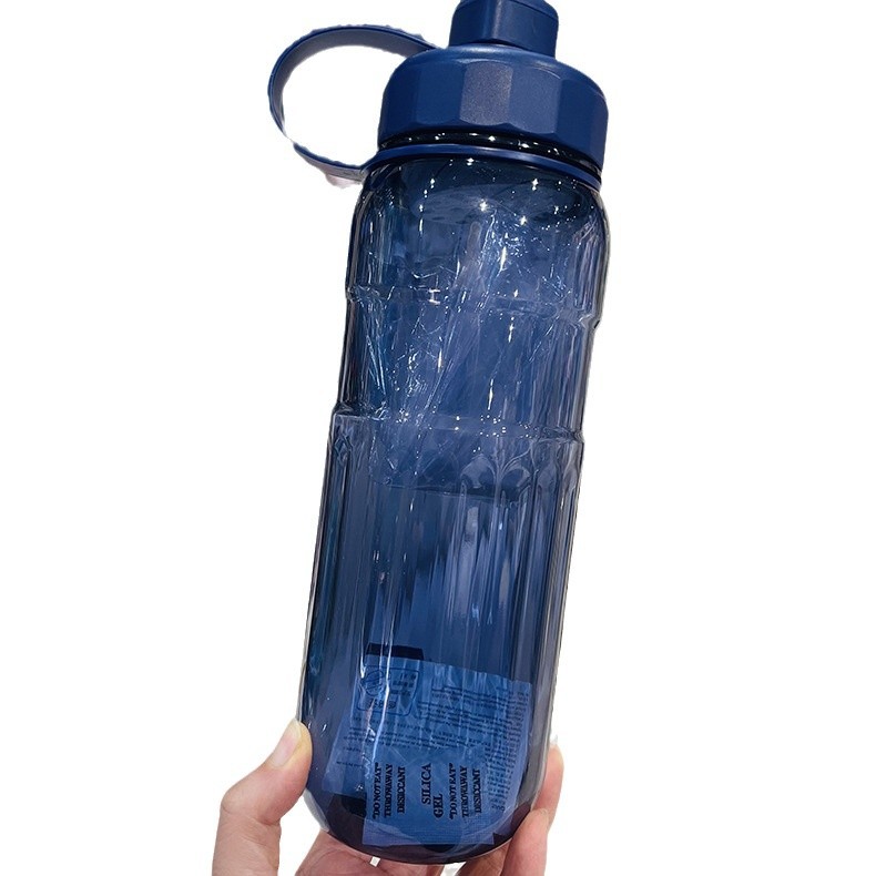 Jinshi deportivo al aire libre botella de plástico de una sola capa de 2000ml taza espacial de gran capacidad botella de agua portátil para trabajadores ecológicos