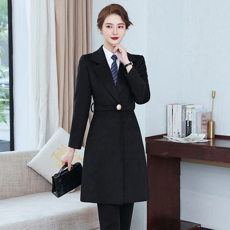 2135 여성용 블랙 벨트 버클 기모 안감