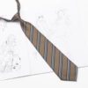 A8019 light brown blue and white stripes (lazy person)