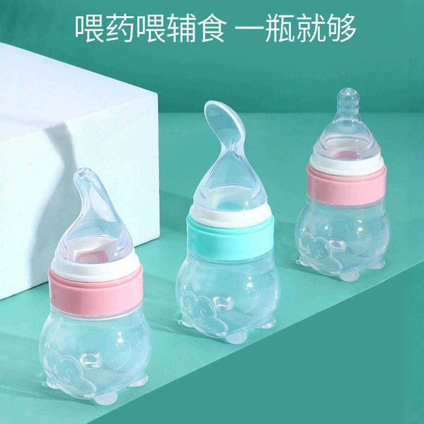 Universal silicone medicine dispenser, children's pacifier