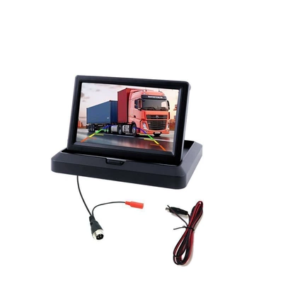 Truck Reversing Camera 12V 24V Universal 5-Inch Foldable Screen High-Definition Night Vision Camera Car Monitor (Car display) - 12v-5-inch-folding-single-display