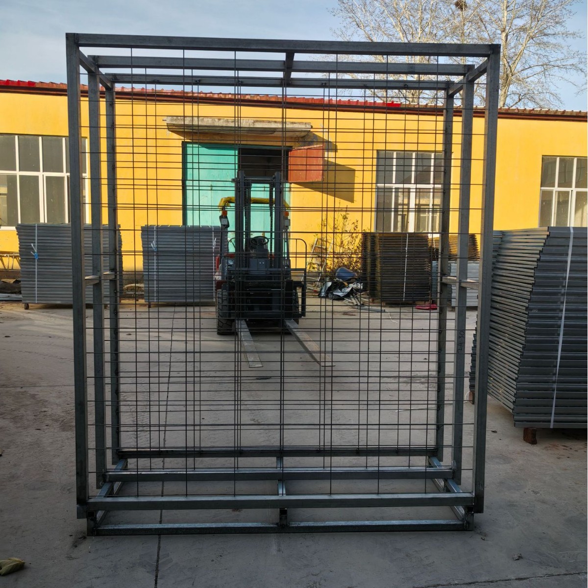 香菇养菌架 蘑菇培养架 工厂化食用菌香菇栽培全自动养菌网格架