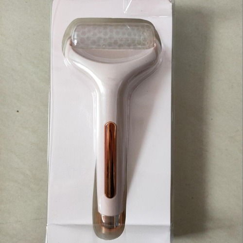 Ice Roller FLBWLES Facial Ice Roller Cold Compress Massager Plastic Head Ice Roller Beauty Stick