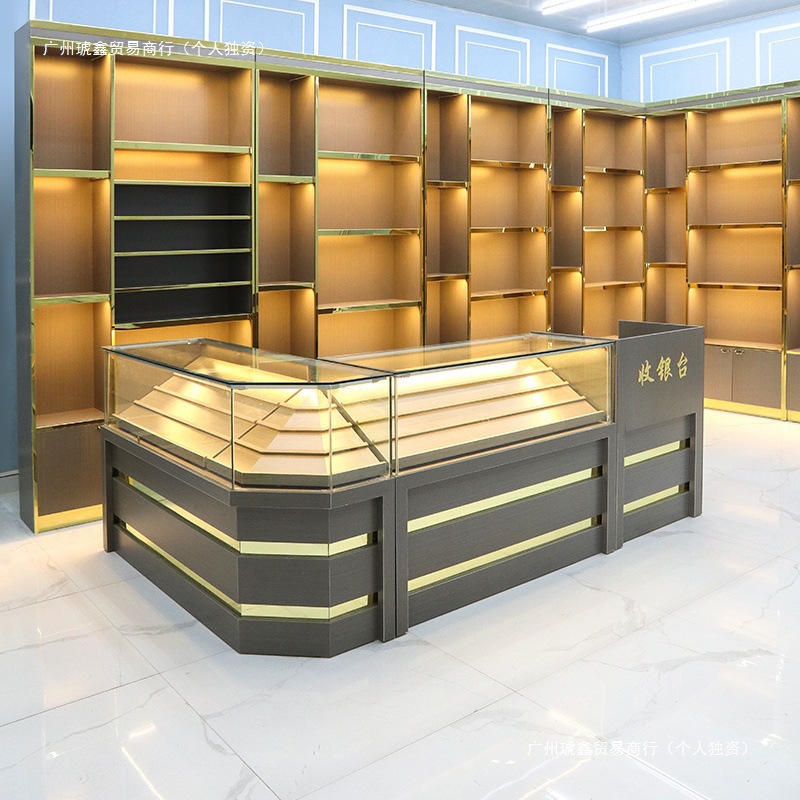 烟酒柜烟酒展示柜白酒柜红酒柜木质茶叶柜烟酒店柜台展示