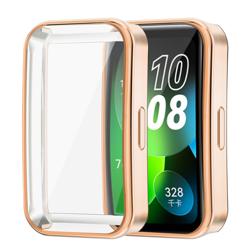 Compatible with Huawei Band BAND8/9 NFC universal Band10 case, electroplated shockproof tpu full-cover watch case undefined