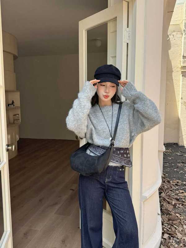 麂皮质感腋下包包女2025早秋款日常百搭休闲单肩斜挎包饺子包时尚|undefined