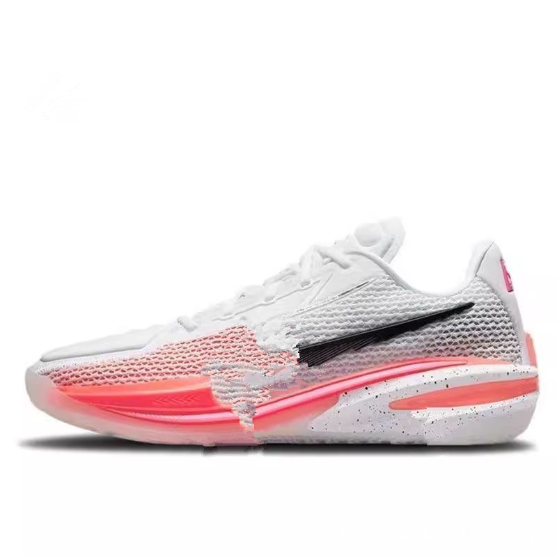 [New Product] Gt Cut1 Generation Peach White and Blue Non-Slip Practical Full-Length Wear-Resistant Air Cushion Men's and Women's Sports Basketball Shoes