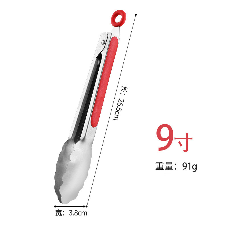 Clip de comida Clip de comida antideslizante de acero inoxidable Clip de bistec Clip de barbacoa Clip anti-escaldado Clip para hornear FCM resistente a altas temperaturas