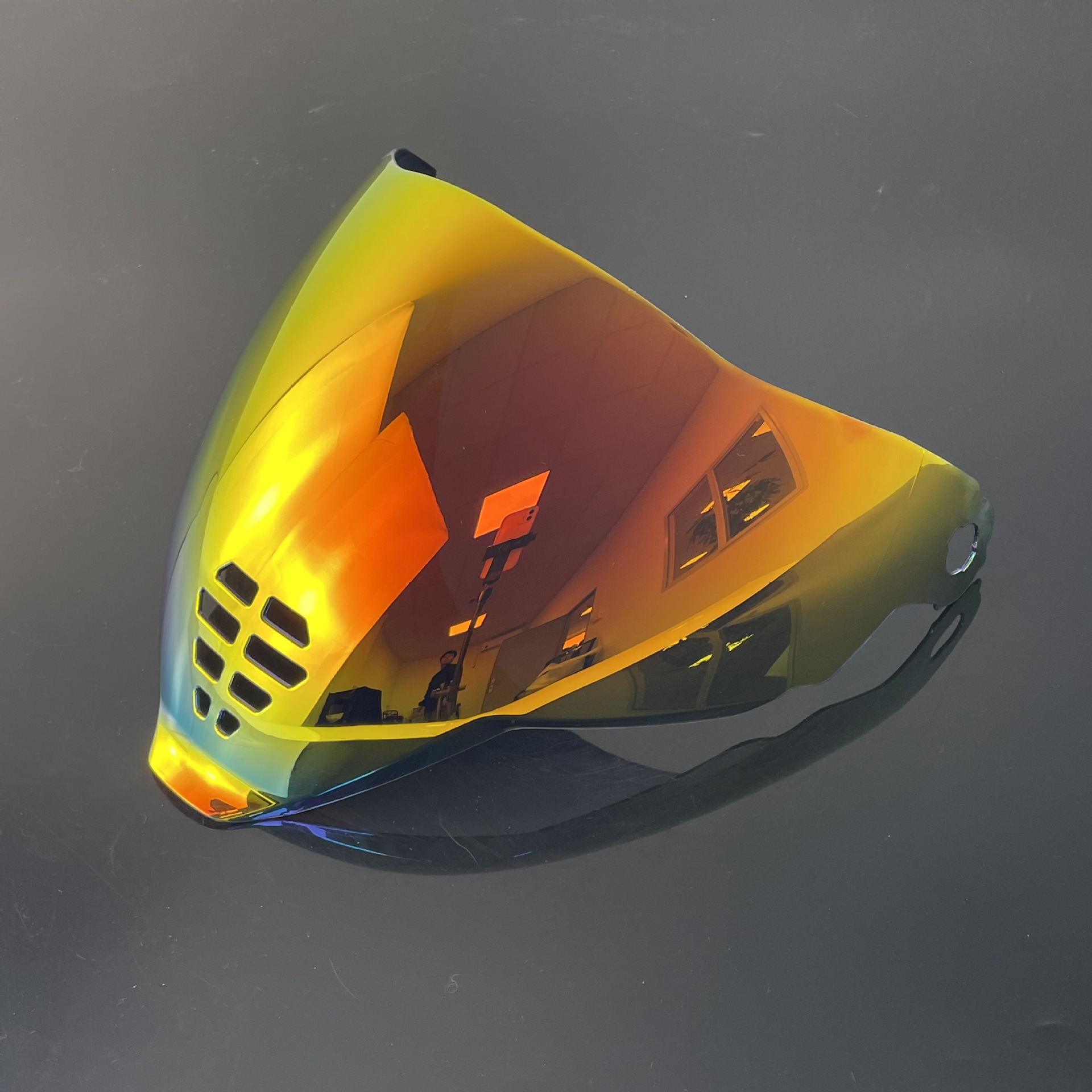 Ghost Face Helmet Lens Adapted to Motorcycle Helmet Airflite Mirror Ic06 Hd Lens Helmet Accessories