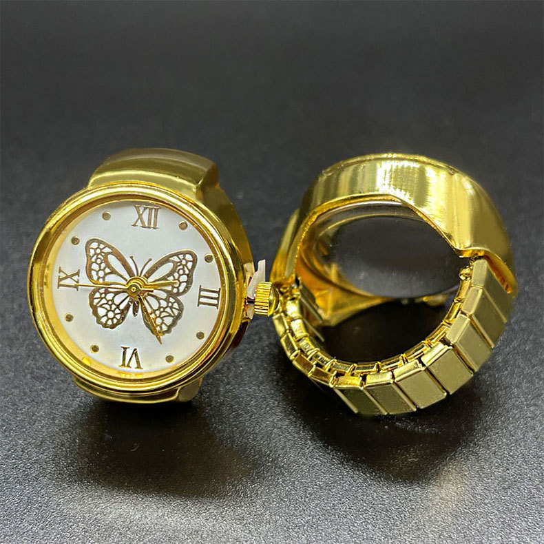 All Seasons Season Unisex Gender Casual Style Casual Butterfly Quartz Watch Rings