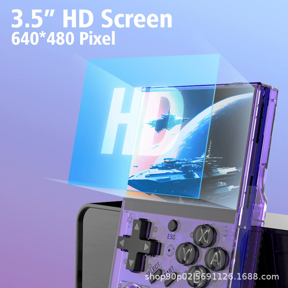 R35Plus карманная игровая приставка 3.5 дюйма Kaishi Pandal портативная, старый PS1 ретро, классическая GBA, аркадная
