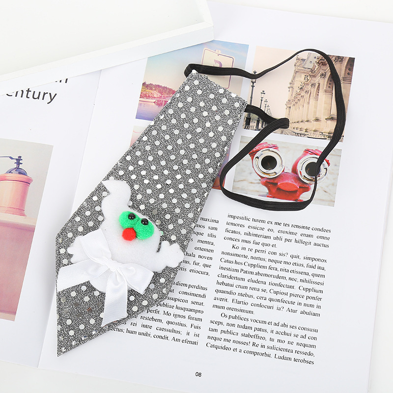 Corbata intermitente de Halloween Bar KTV fiesta corbata luminosa suministros de decoración espectáculo de fiesta pajarita festiva