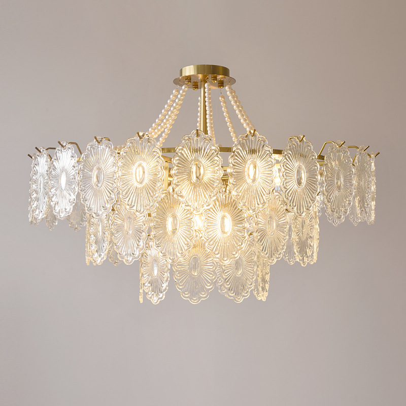 Modern Minimalist Restaurant Chandelier American Light Luxury Living Room Crystal Lamp New Creative Personalized Art Lamps