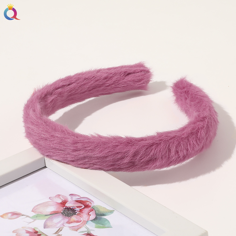 Candy Color Imitation Rabbit  Headband display picture 8