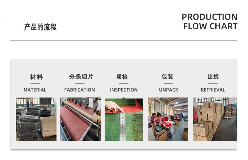 跨境新款方形餐桌垫黑灰方块格特斯林餐垫防滑防水餐厅桌垫详情8