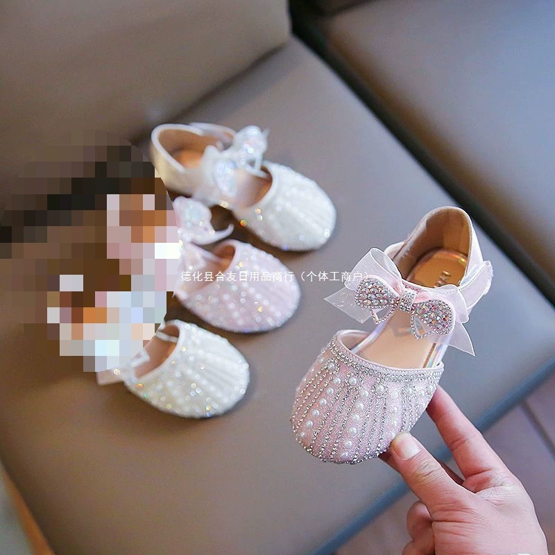 Сандалии для девочек, туфли со стразами, новые летние туфли принцессы со стразами для маленьких девочек, детская обувь для выступлений, детская обувь