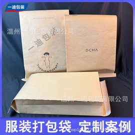 牛皮纸复合编织袋服装自封袋抗撕拉防水防潮服装发货打包专用袋