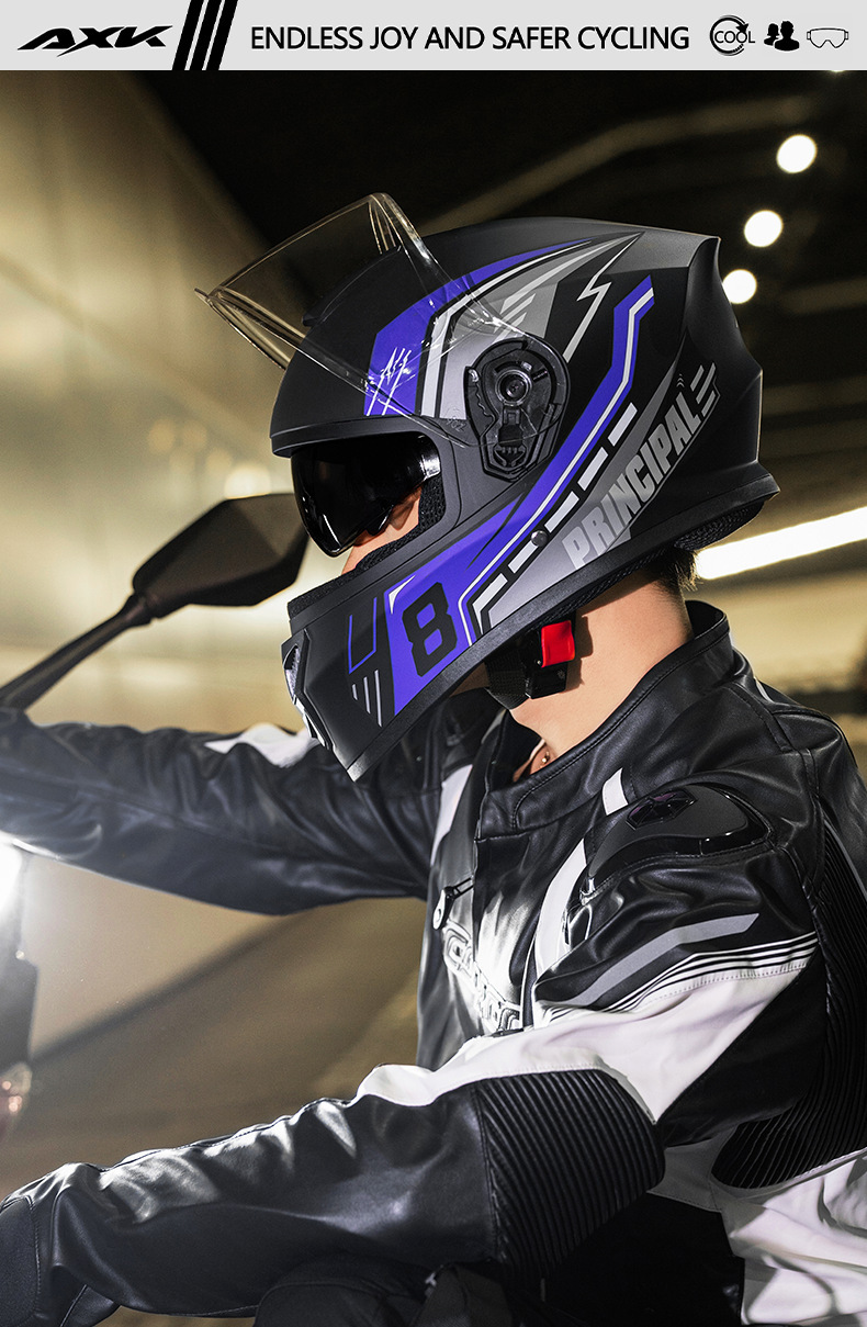 Foreign Trade Specializes in Motorcycle Helmets for Men, Anti-Fog and Warm Winter Motorcycles, Electric Motorcycles, Women's Full-Coverage Full-Face Helmets
