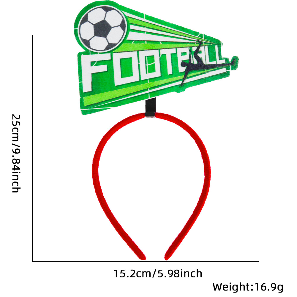 World Cup Soccer Headband For Theme Party Fan Decoration_voghion.com