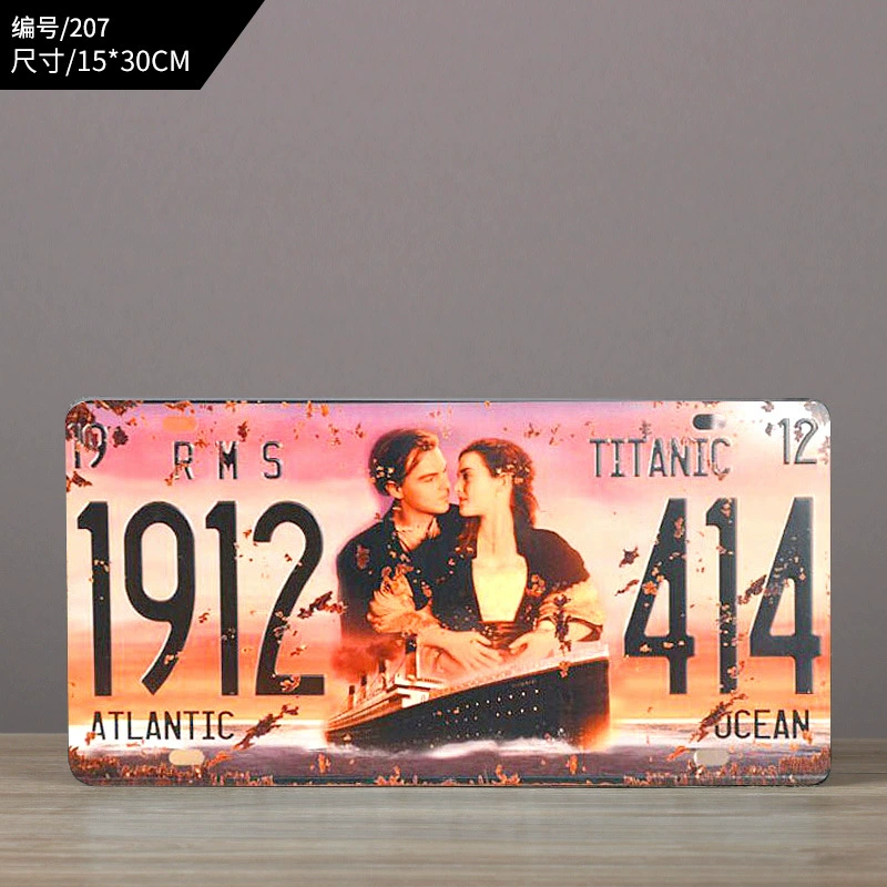 Retro creative wall pendant, decorations, American style