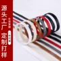 打蜡防水扁平棕色鞋带