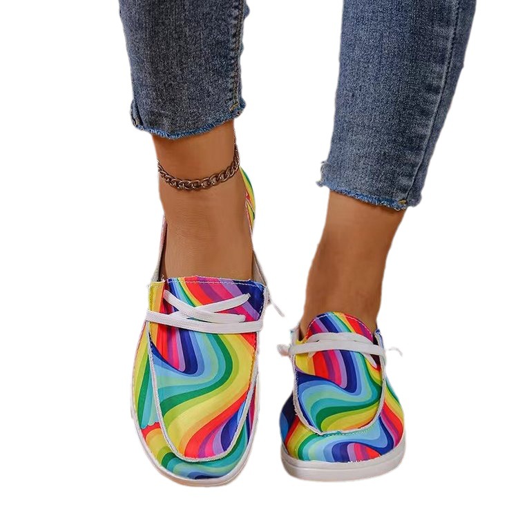 Scarpe da donna Scarpe da tennis Scarpe casual Scarpe da ginnastica Tessuto a rete Traspirante Antiscivolo Calzature versatili_voghion.com