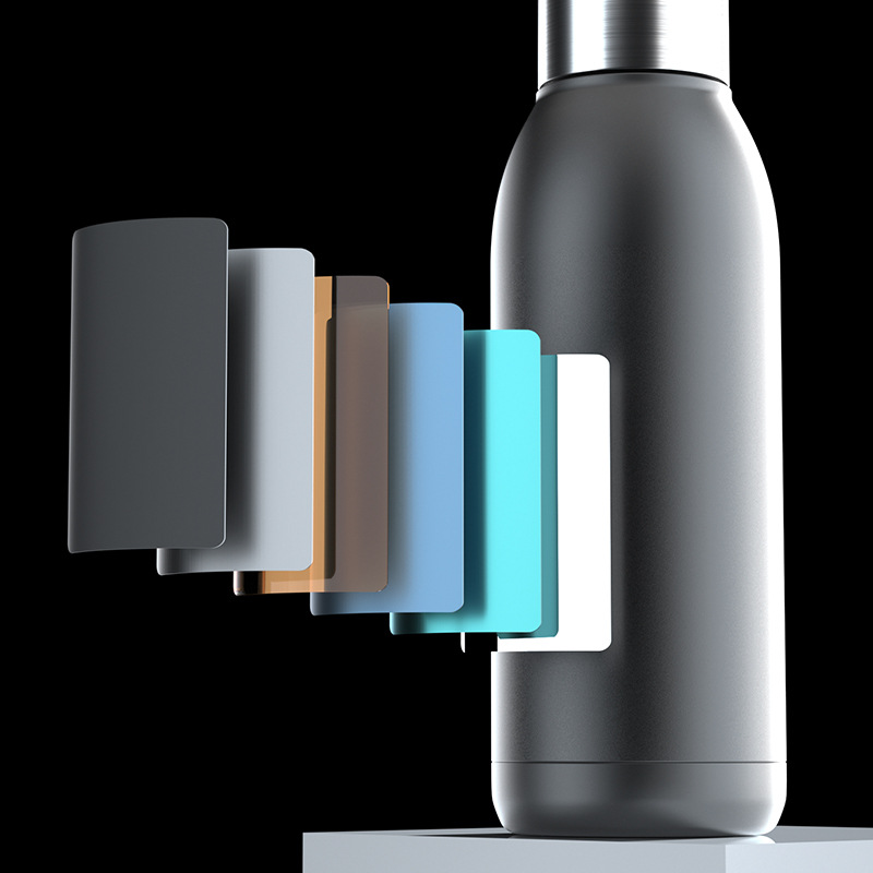 304 taza de vacío de acero inoxidable taza de agua antideslizante esmerilado hogar simple taza de coche portátil taza portátil fábrica al por mayor