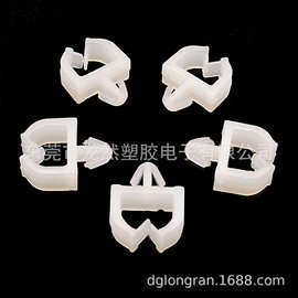 MWS-10尼龙小方型线夹  PCB插销式电缆固定座 飞机头隔离绝缘线夹