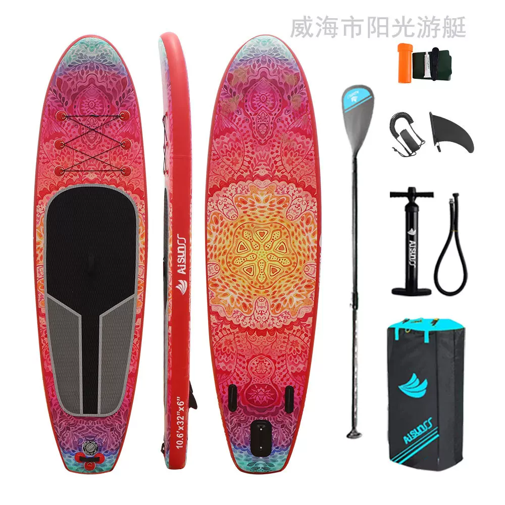 【跨境专供】冲浪板划滑水板快板冲锋板竞速比赛活动