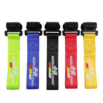 Cross-border car modification trailer rope JDM trailer belt Unlimited trailer traction belt insurance front bumper ribbon car supplies