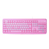 Fuchsia cute ultra thin mute purple keyboard, cartoon laptop