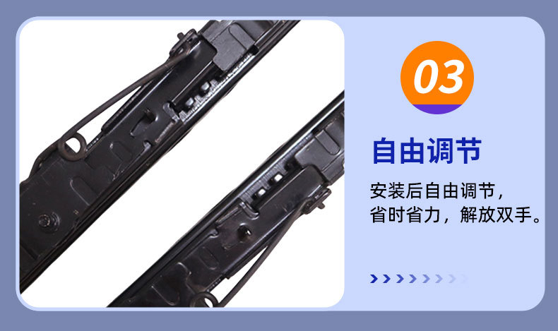 Wholesale of modified seat slides for RVs and commercial vehicles, car seat modification slide rails with handle locks