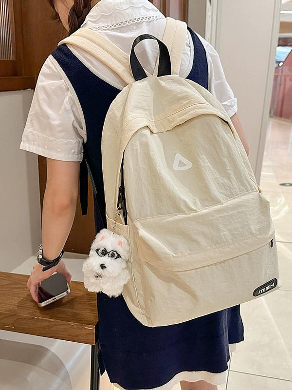 Universal Japanese school skirt, school bag for students for traveling, backpack, Korean style, simple and elegant design, for secondary school, for teenagers