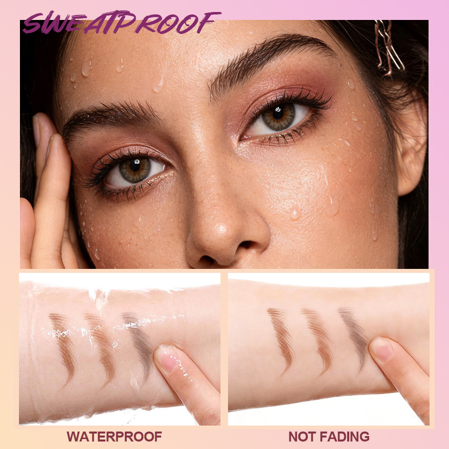 Cross-border PAGE VINE Eyebrow Styling jabón incolor, transparente, refrescante y duradero, cejas naturales, cejas con cepillo.