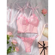 U 45026 Floral Lace Lingerie Set �Ը�������װ ŷ���羳