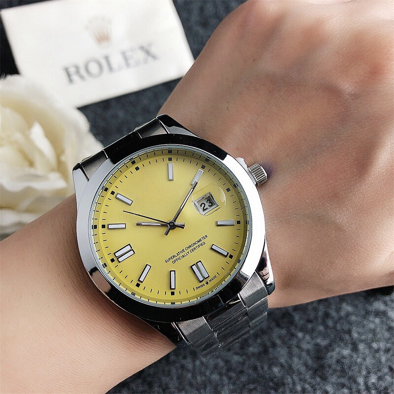 Factory Direct Sales Calendar Steel Band Watch Men's Large Dial Quartz Watch Laojia Perpetual Series Men's Watch Wholesale