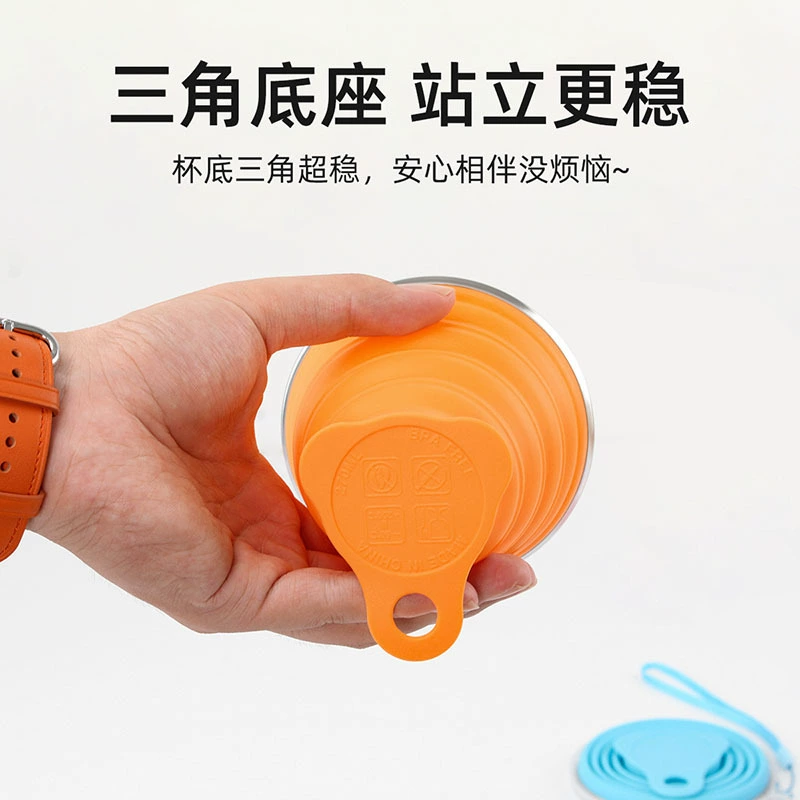 Silicone handheld mouthwash for traveling for camping