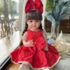 Dudu-big red skirt
