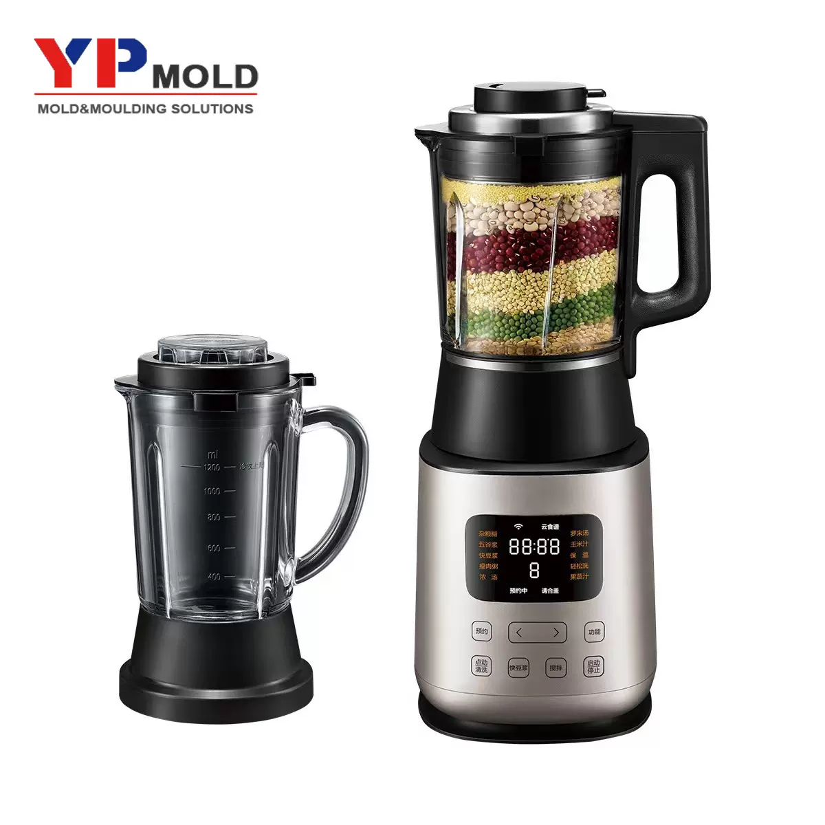 榨汁机豆浆外壳料理机塑胶外壳设计注塑模具塑料模具塑胶模具
