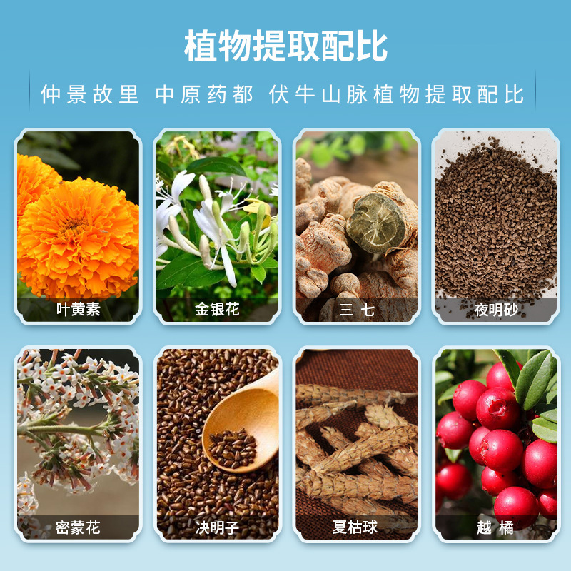 亮晶霊張仲景国医国医学院葉黄素眼貼黄金視力箱入り冷敷艾草眼貼|undefined