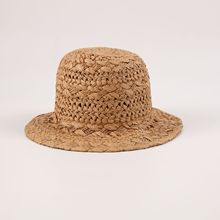 日韩平沿渔夫帽太阳帽春夏手编草帽小盆帽防晒遮阳帽 Straw Hat