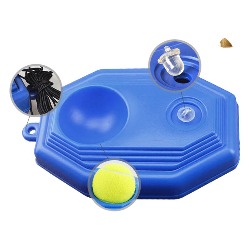 Entrenador de tenis directo de fábrica con cuerda principiante auto-estudio alta elasticidad tenis base sparring dispositivo alta elasticidad