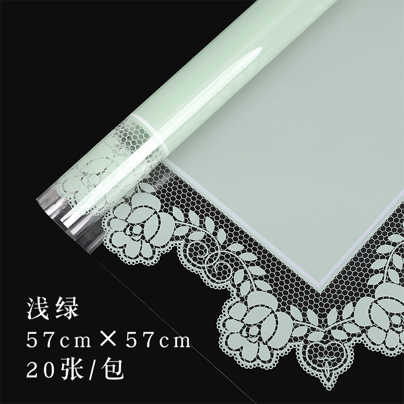 Huaxi encaje pequeño papel de embalaje de flores papel de embalaje de flores artesanal DIY florista impermeable materiales de flor al por mayor comercio exterior