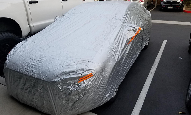 Spot Four-Season Universal Car Cover Plus Cotton Aluminum Mold Car Cover Waterproof and Dustproof Car Sunshade and Sun Protection Car Cover