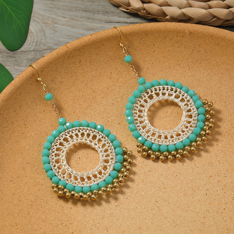 16-大圆捕梦网蓝绿石